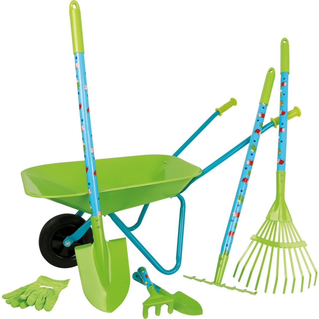 Set di attrezzi per bambini naturale con design versatile