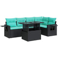 Salotto modulare da esterno pieghevole regolabile nero con design versatile
