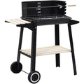 Barbecue a carbone regolabile bianco
