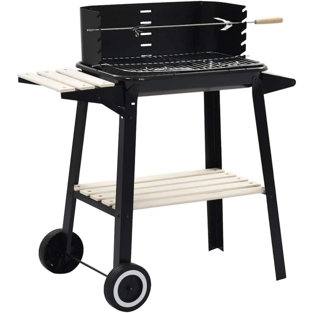 Barbecue a carbone regolabile bianco