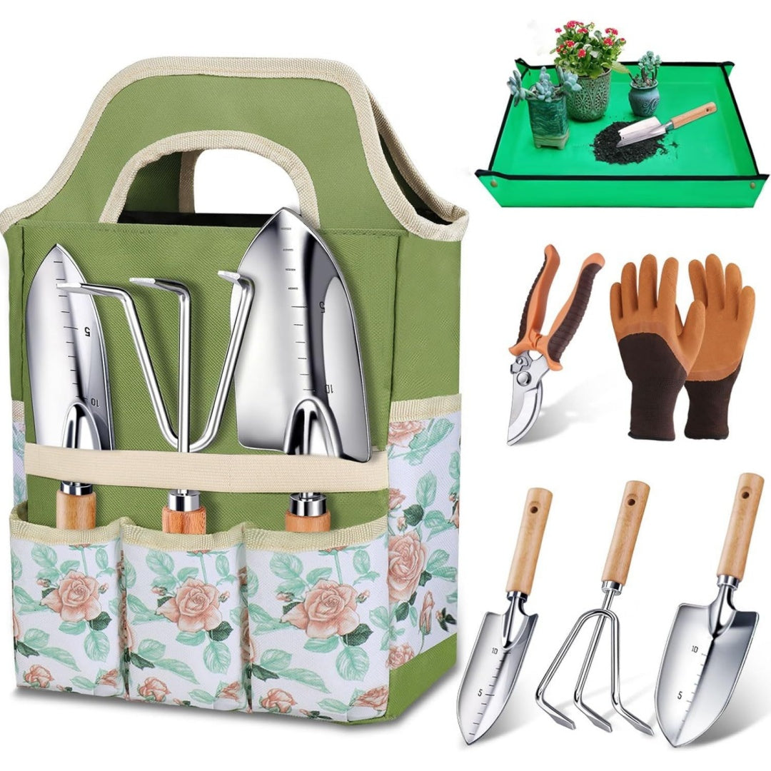 Set di accessori con struttura in acciaio nero per spazi esterni resistente all acqua