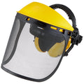 Cuffie antirumore regolabile con struttura in acciaio nero