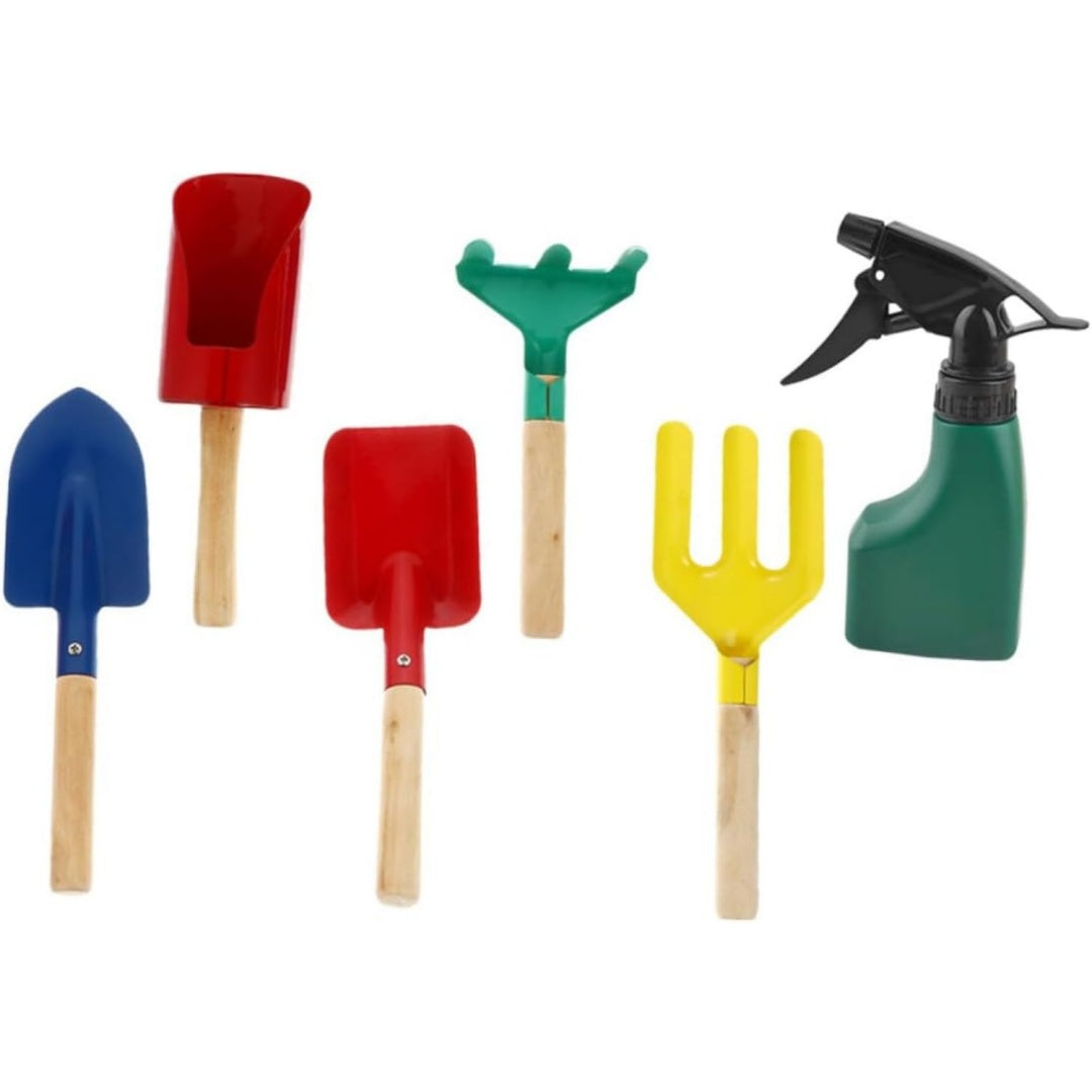 Set di attrezzi per bambini nero per spazi esterni 20 x 6 x 6 cm