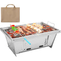 Barbecue a carbone pieghevole regolabile rosso