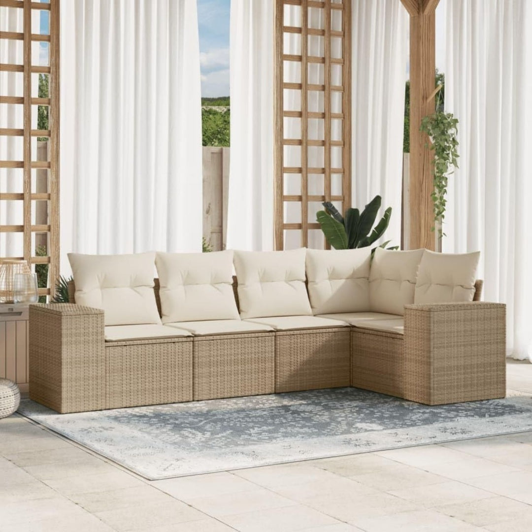 Divani regolabile in rattan sintetico bianco